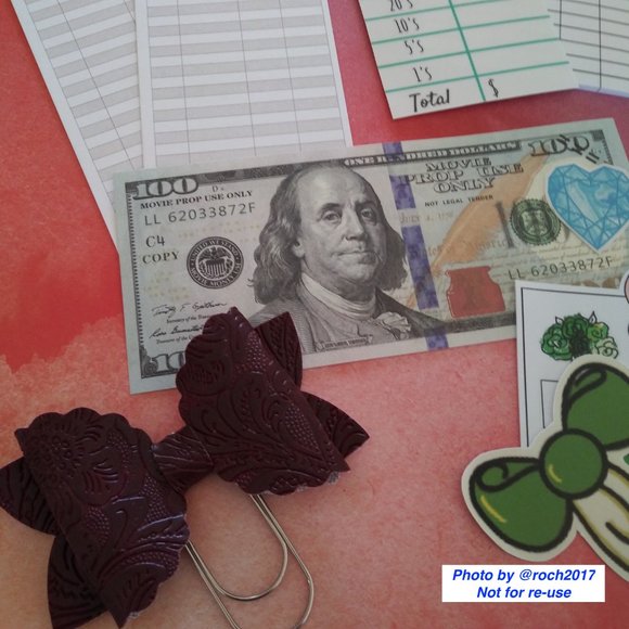 A6 Cash Budget Personal Binder Agenda Checker Design with Accessories - Picture 7 of 10